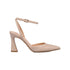 Décolleté slingback nude in vernice con cinturino alla caviglia e tacco 9 cm Swish Jeans, Donna, SKU w021000757, Immagine 0